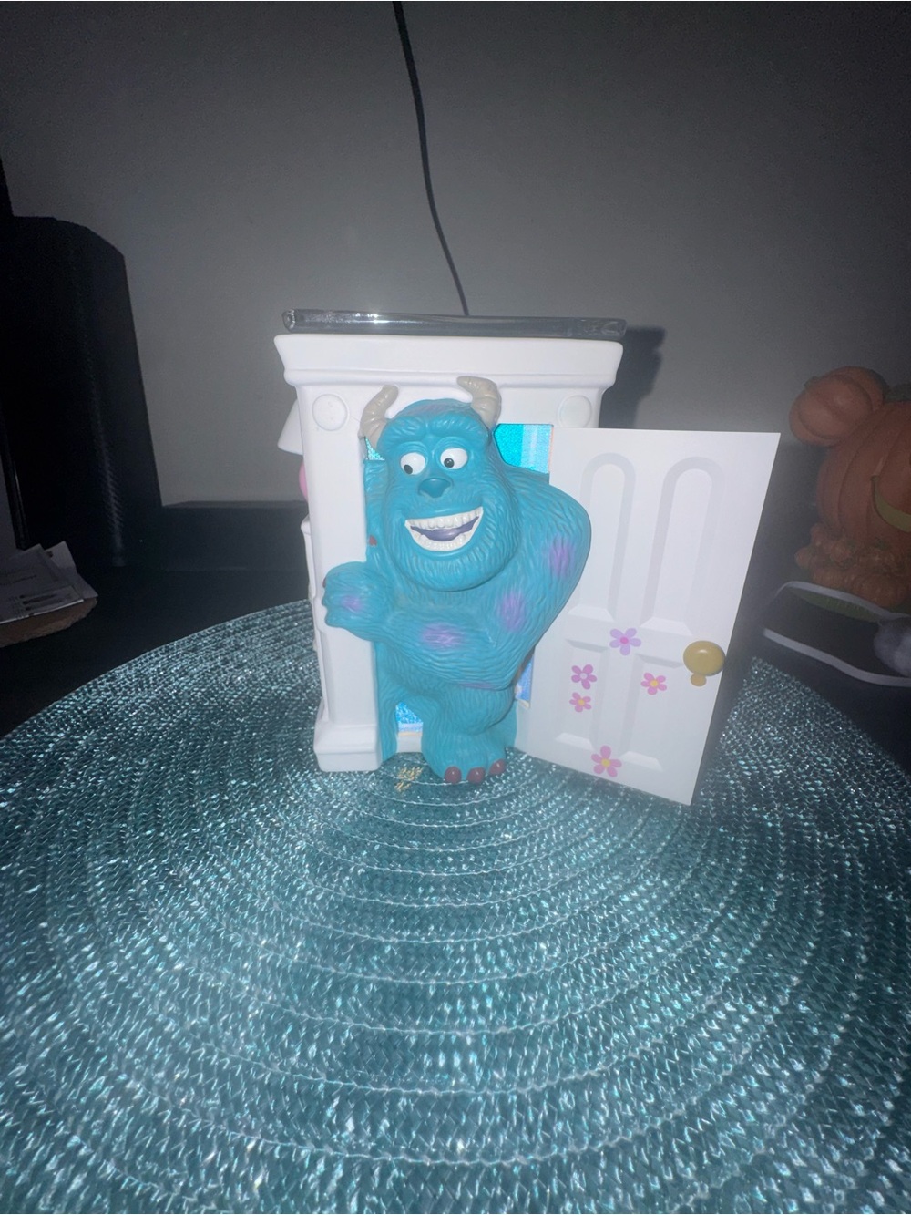 Scentsy Blue & Purple Sulley Door Playset Figure